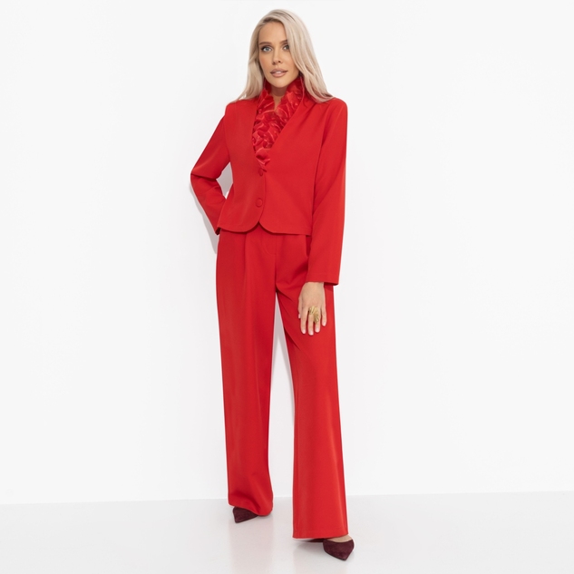 Брючный костюм Всегда вовремя, всегда стильно (2 в 1, с воротником) 
