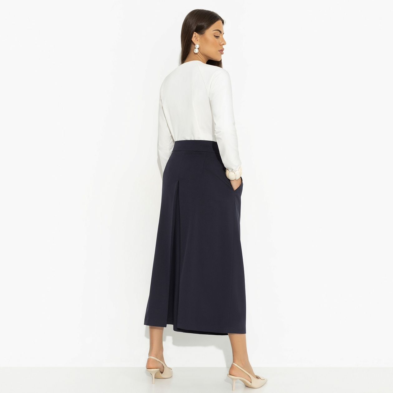 Модная интуиция (синий). Купить женский Юбка-шорты оптом от производителя.