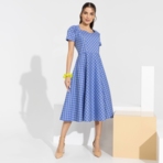 Платье Тонко чувствую (с ремешком). Состав: 50% хлопок, 45% п/э, 5% спандекс