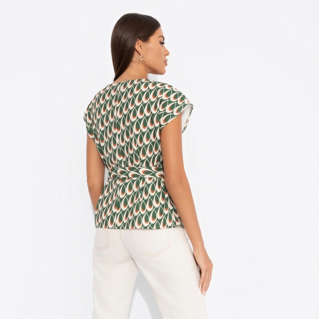 Блуза Все взгляды - на прекрасное (яркая) 