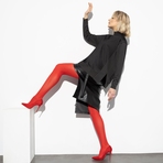 Туника Невероятное притяжение (блэк). Состав: 65% п/э, 30% вискоза, 5% спандекс