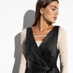 Сарафан Мисс Исключительность (с поясом). Состав: 55% п/у волокно, 45% полиэстер