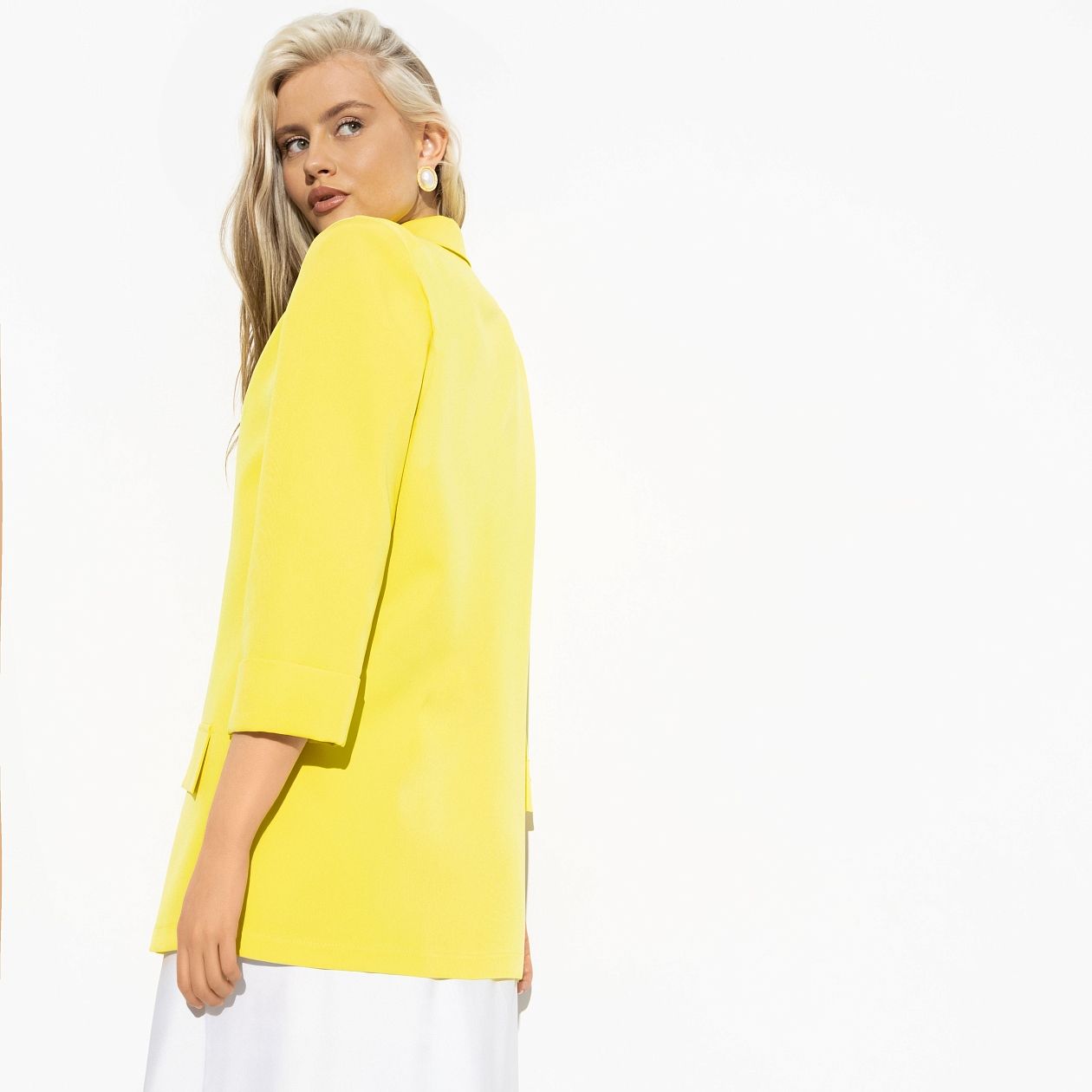 Жакет Всемирное признание (banana style). Состав: 95% полиэстер, 5% эластан