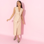 Откровенно стильная (беж). Состав: 55% п/у волокно, 45% полиэстер