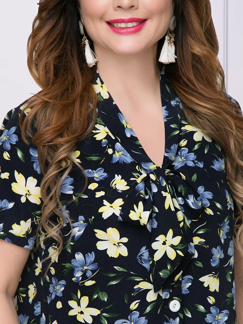 Платье Милые черты. Состав: 60% вискоза, 37% пан, 3% эластан