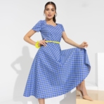 Платье Тонко чувствую (с ремешком). Состав: 50% хлопок, 45% п/э, 5% спандекс