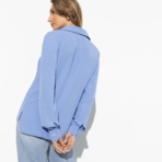 Блуза Сбежим из офиса (chic sky). Состав: 95% п/э, 5% спандекс