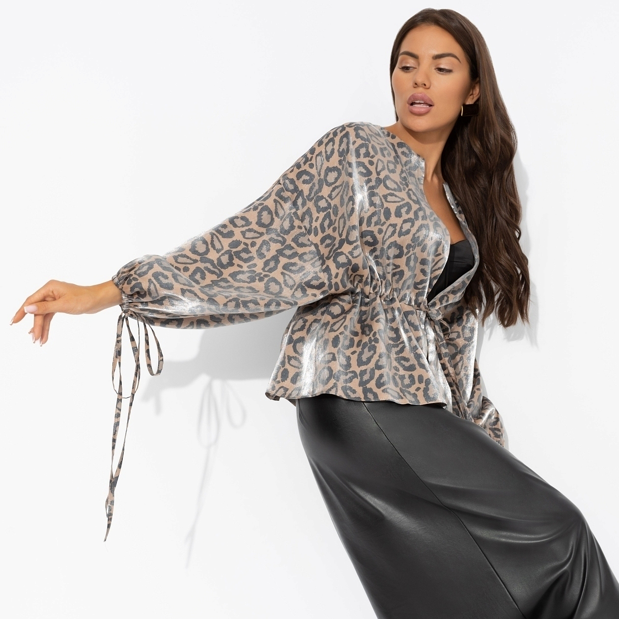 Жакет Вершина восхищения (леопард). Состав: 100% полиэстер