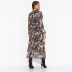 Платье Летящие мгновения (brown). Состав: 100% п/э