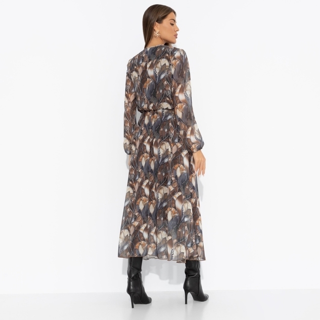 Платье Летящие мгновения (brown)