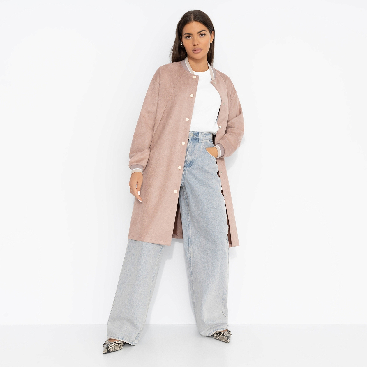 В личном статусе (пыльная роза). Состав: 95% п/э, 5% спандекс