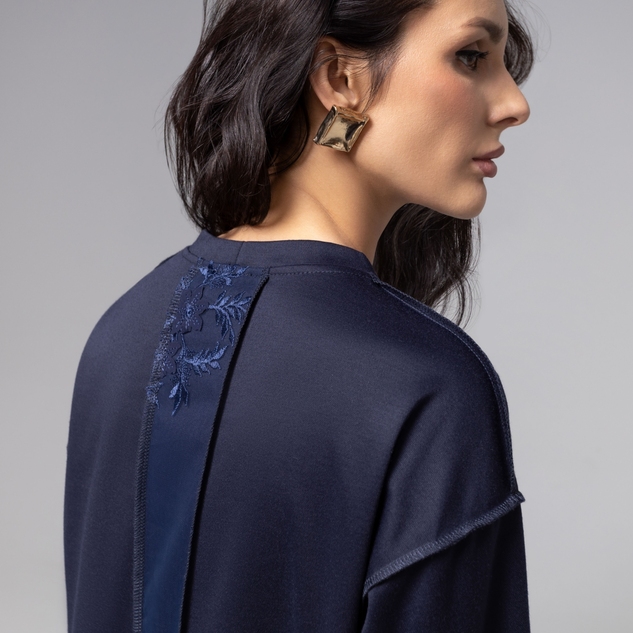 Лонгслив Образ решает (синий) 