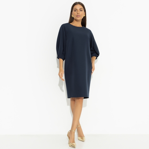 Платье Интересный подход (синий) 