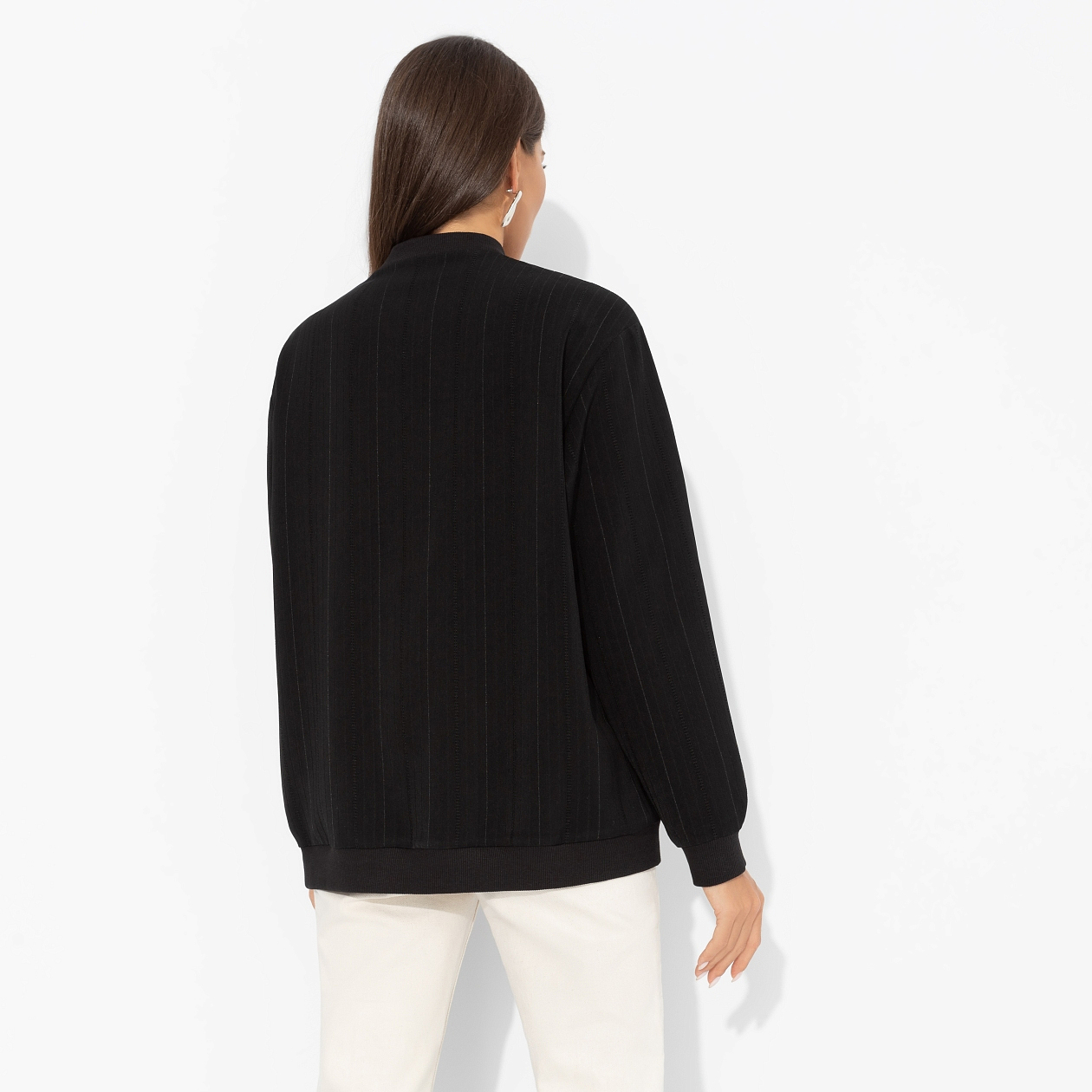 Бомбер Любуйся мной. Состав: 92% полиэстер, 6% вискоза, 2% спандекс