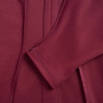 Платье-футляр Больше, чем просто платье (винное). Состав: 65% п/э, 30% вискоза, 5% спандекс