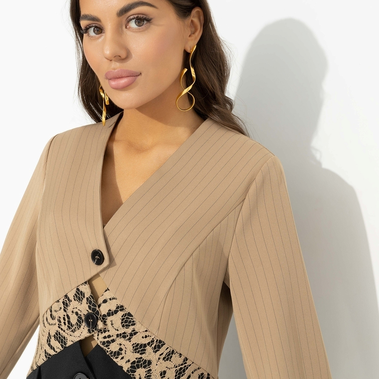 Жакет Модное сотрудничество new. Состав: 95% п/э, 5% спандекс