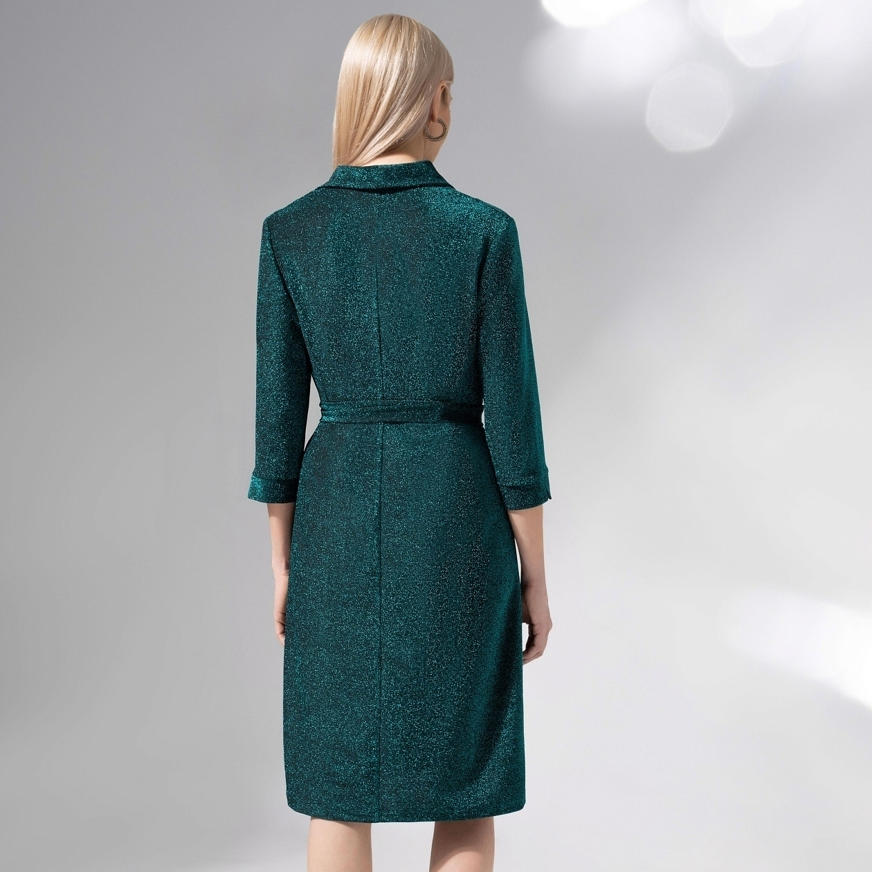 Платье Модная реализация (new, с поясом). Состав: 95% полиэстер, 5% эластан