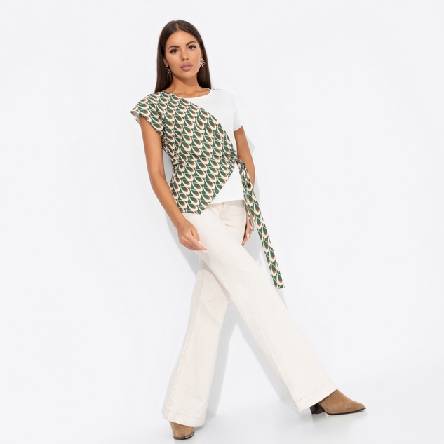 Блуза Все взгляды - на прекрасное (яркая) 