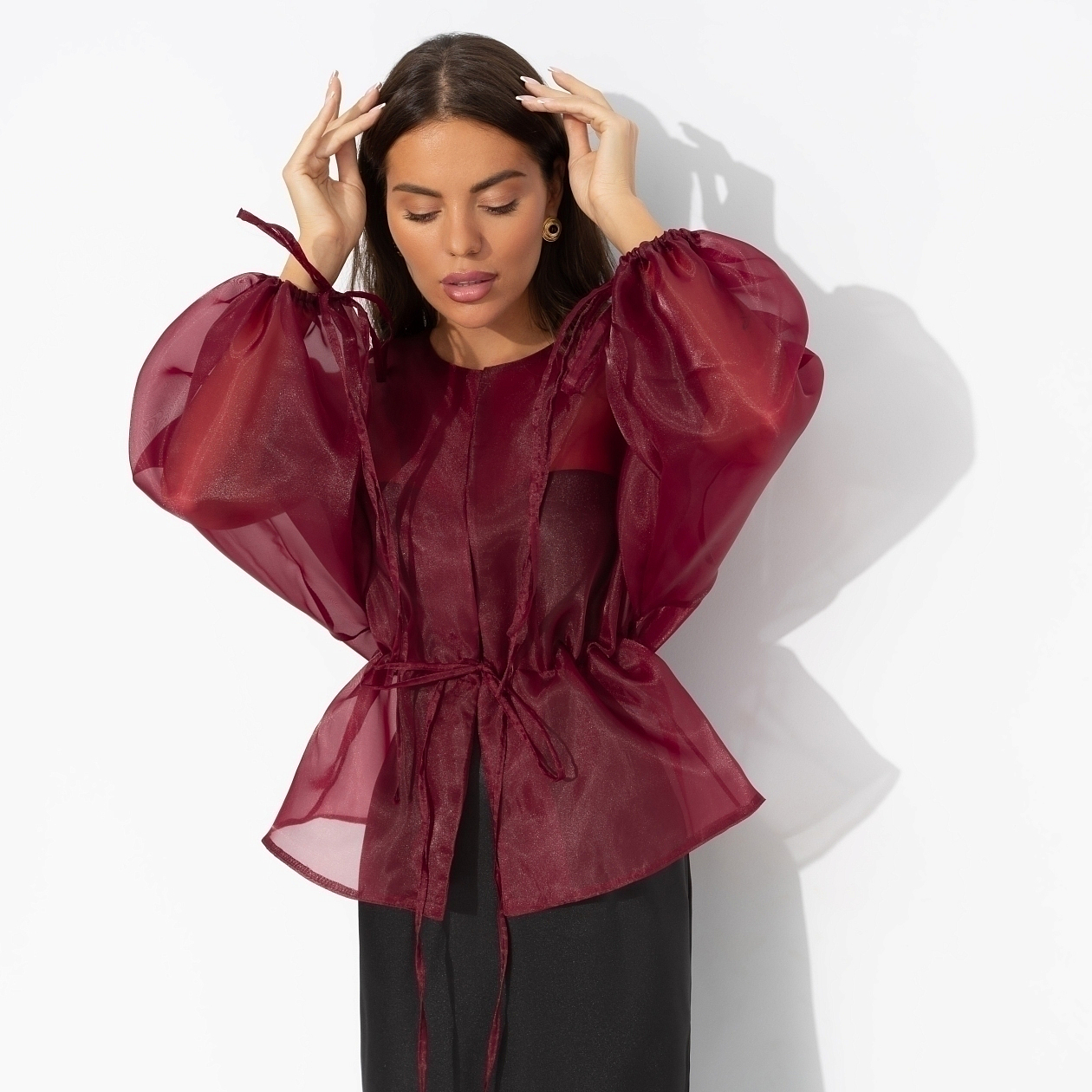 Жакет Вершина восхищения (бордовый). Состав: 100% полиэстер