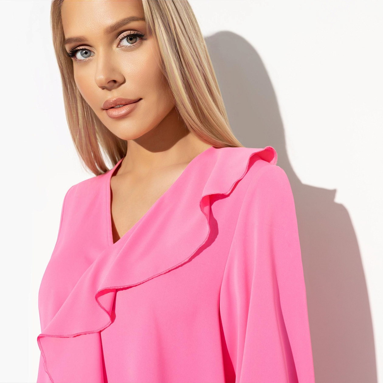 Блуза Стильный триумф (love). Состав: 95% п/э, 5% эластан