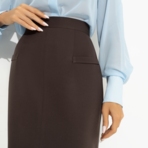 Дерзкая элегантность (коричневая). Купить женский Юбка оптом от производителя.