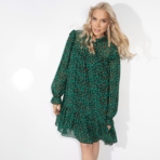 Платье Тонкий комплимент (green). Состав: 100% полиэстер