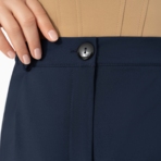 Брюки Легкой походкой (deep blue). Состав: 60% п/э, 37% вискоза, 3% спандекс