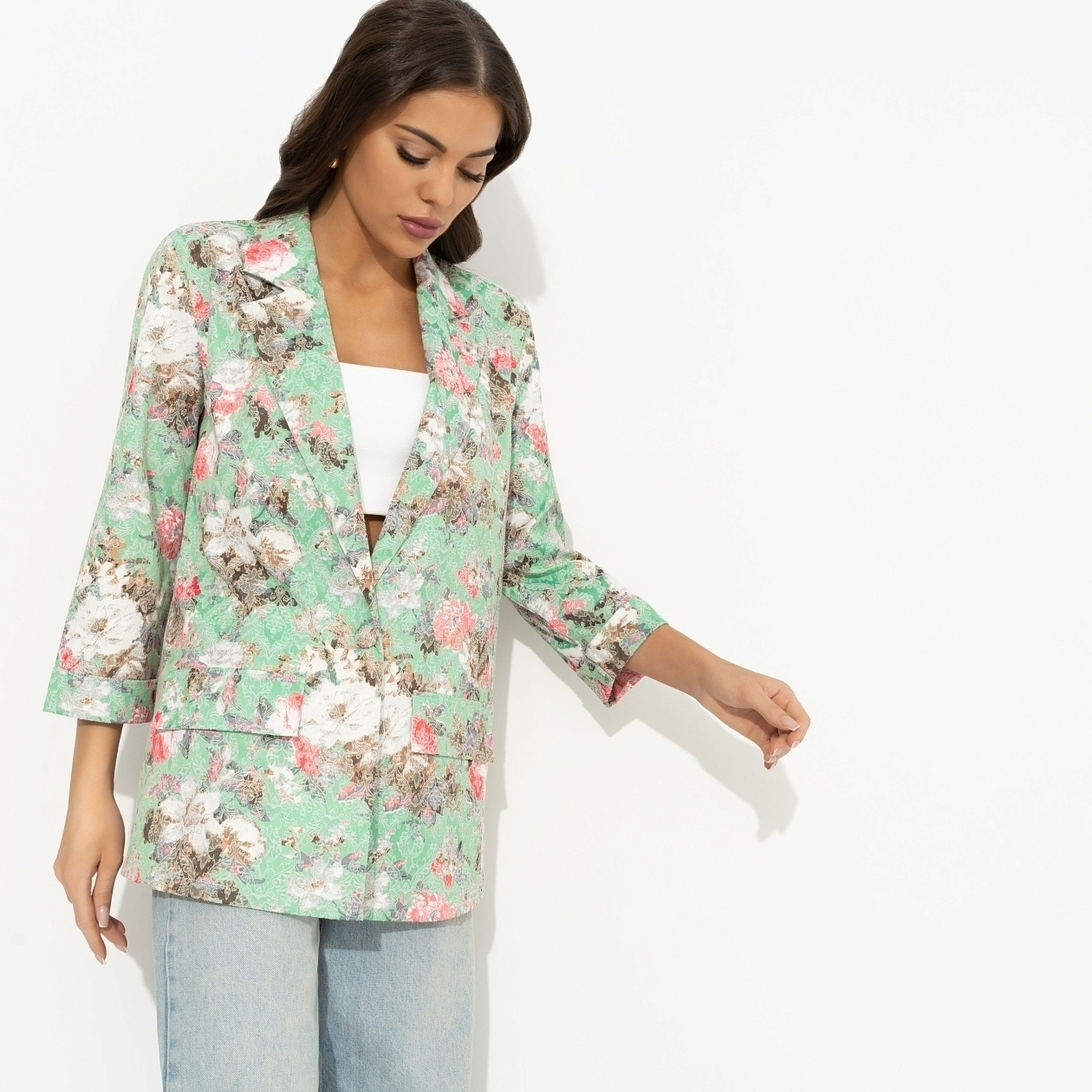 Жакет Всемирное признание (green). Состав: 100% хлопок