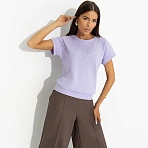 Футболка из трикотажа-лапша Искусство строить глазки (new)