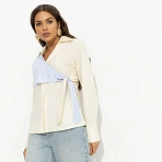 Рубашка из хлопка Модная цель (желтая)