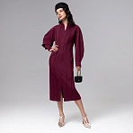 Платье-футляр со швами наружу Больше, чем просто платье (винное)