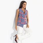 Жилет приталенного силуэта Стильный лидер (эффектный)