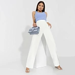 Брюки с защипами Модный экстаз (milk)