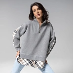 Свитшот комбинированный Путешествие начинается