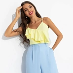 Топ с воланом Смотри не засмотрись