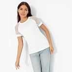 Футболка из эластичной ткани Талант перемен (white)