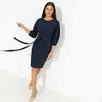 Платье элегантное Интересный подход (синий)