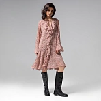 Платье с воланами Для восхищенных взглядов (pink)