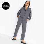 Брючный костюм с карманами Идеально с кроссовками (2 в 1, серый)