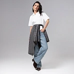 Юбка-килт дизайнерская Игра теней (серый)