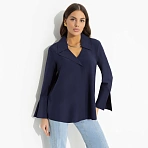 Блуза свободного кроя с воротничком Амбассадор стиля (new)