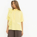 Рубашка комбинированная Личное достижение (желтая)