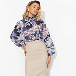 Блуза из полупрозрачной ткани Драма в деталях (романтика)