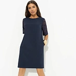 Платье с карманами Виртуальные будни (blue lace)