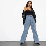 Джинсы с накладными карманами Ankona (middle blue)