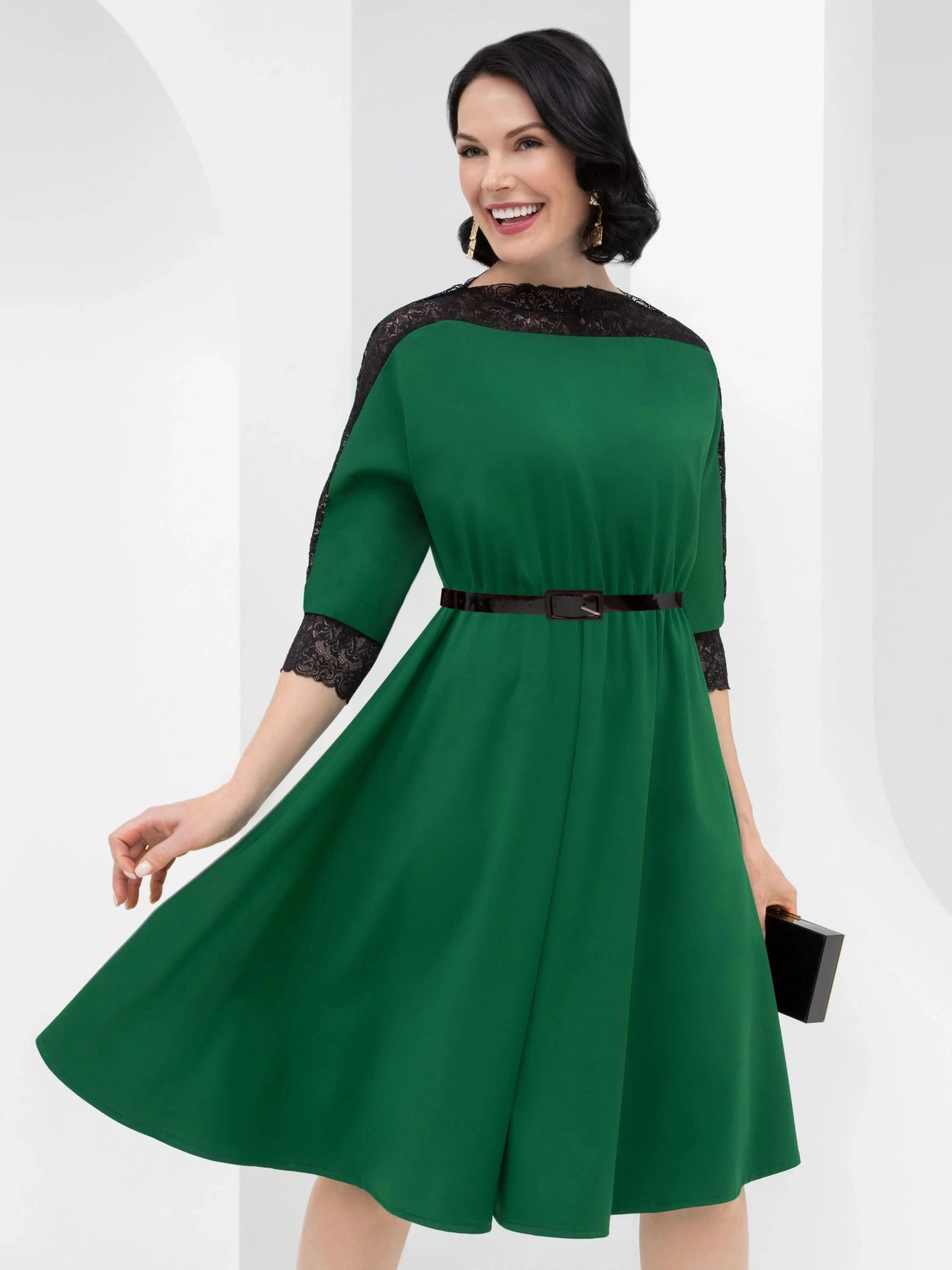 Парижский десерт (изумруд, с ремешком)