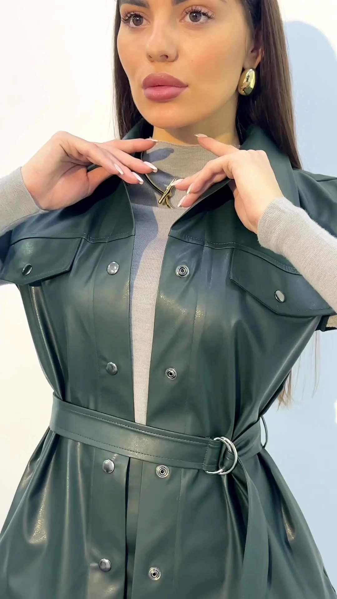 Трендовый стиль (green rock, с поясом)