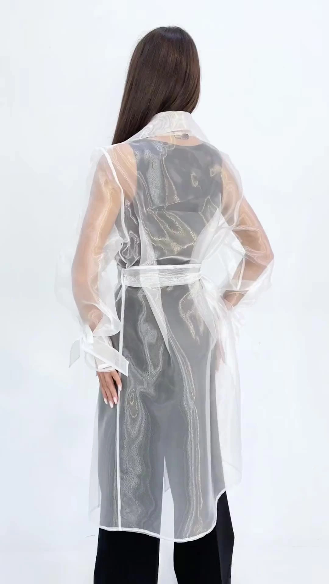 Разворот к счастью (белый, с поясом)