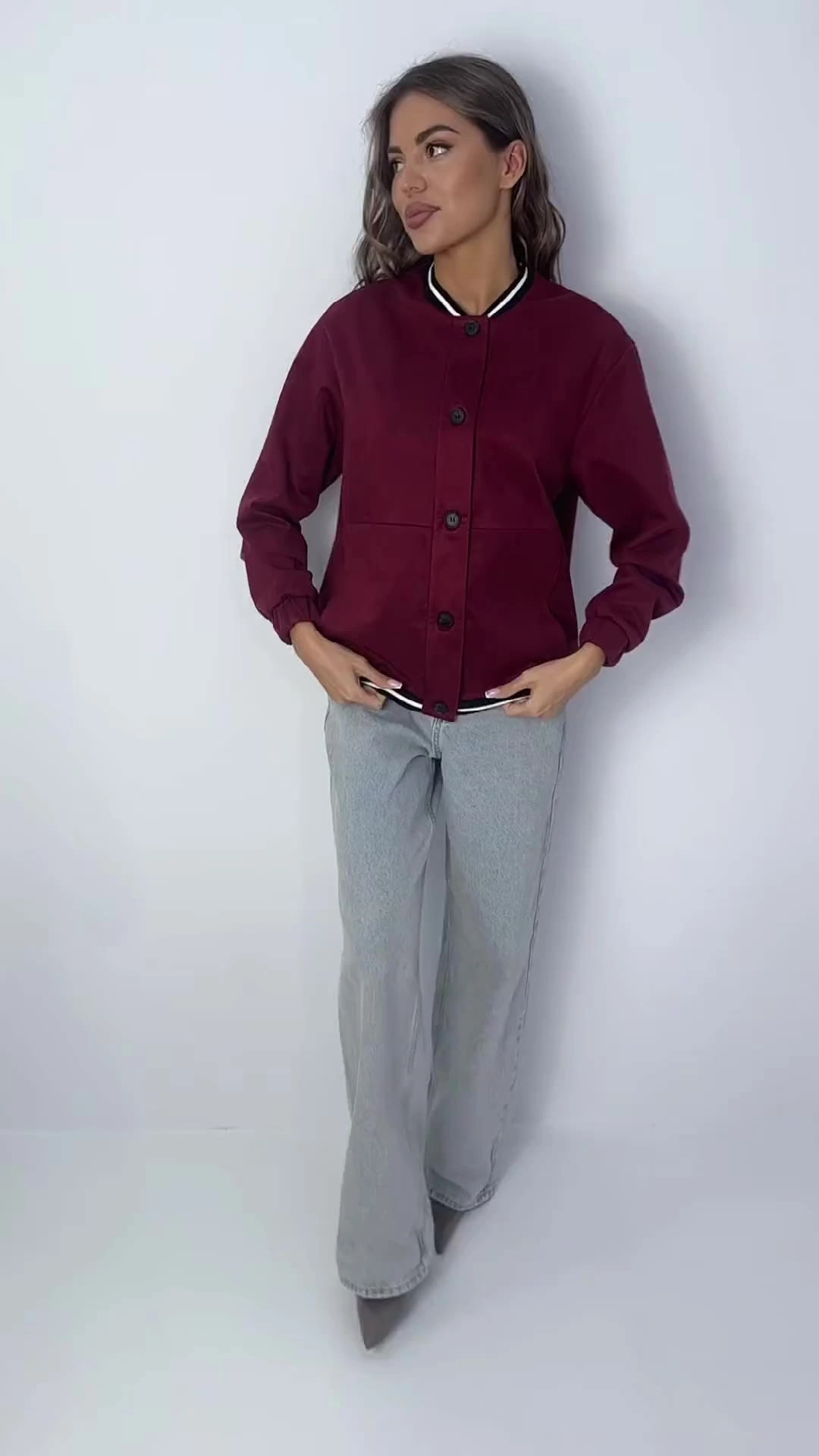 Любуйся мной (бордовый)