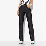 Джинсы с молнией по всей штанине Bergamo (dark grey)